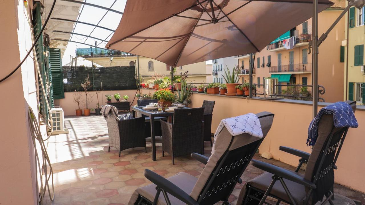 شقة Sole, Terrazza, Centro Citta E Wi-Fi Veloce! جنوة المظهر الخارجي الصورة
